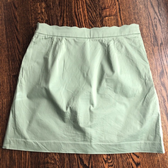Brooks Brothers Scallop Waist Skirt 8 - Picture 2 of 5